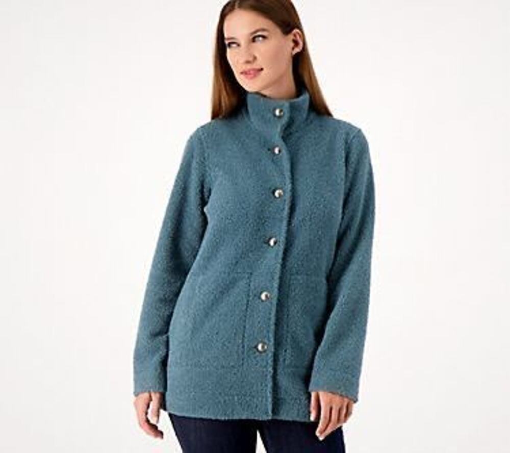 Susan Graver Weekend Blue Jacket